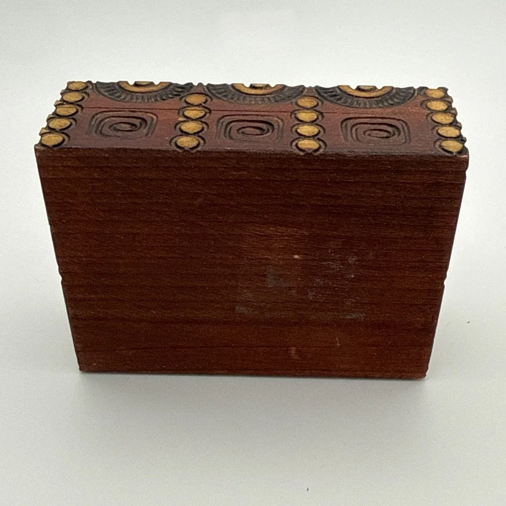Vintage Jo‎ Marz Wooden Trinket Box 3